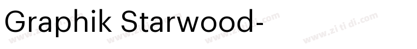 Graphik Starwood字体转换